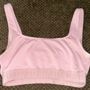 Pink Sports Bra